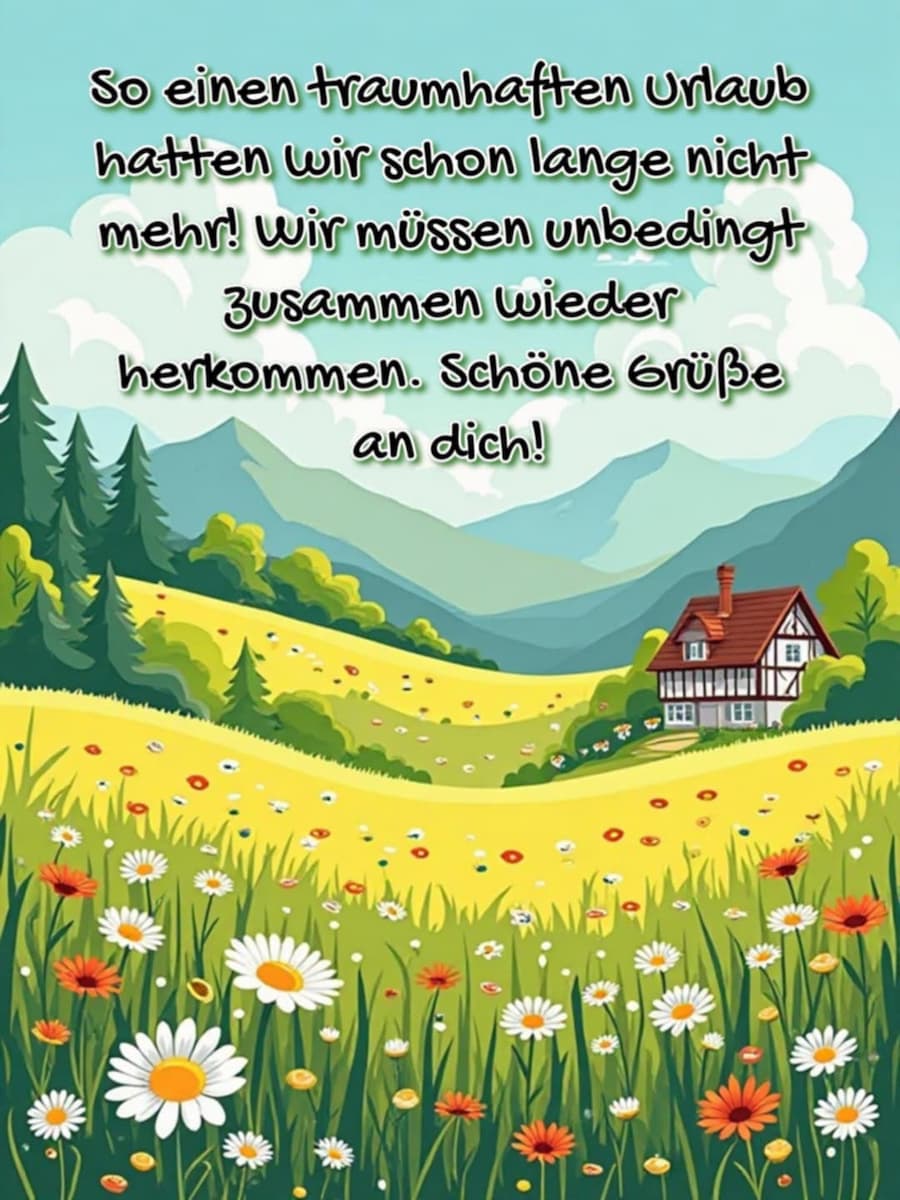 Schöne Urlaubgsgrüße